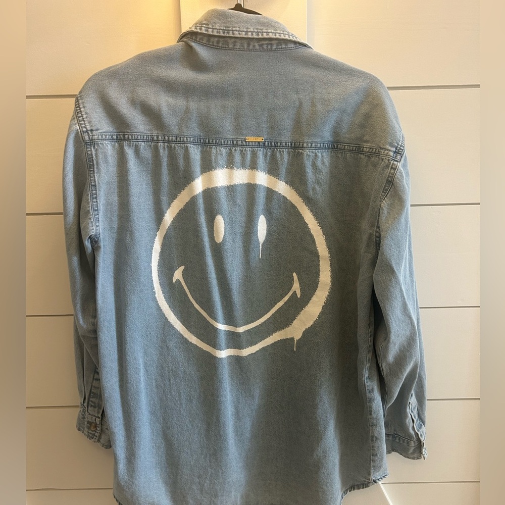 Billabong Denim Button Top